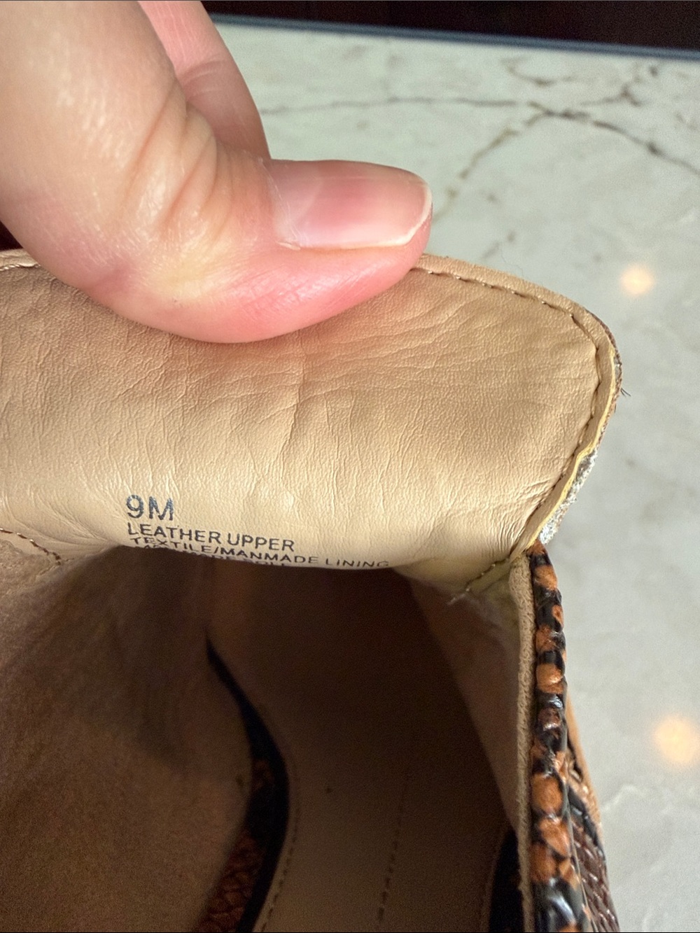 Gianni Bini Tan & Black Animal Print Pointed Mule Booties - Picture 4 of 5